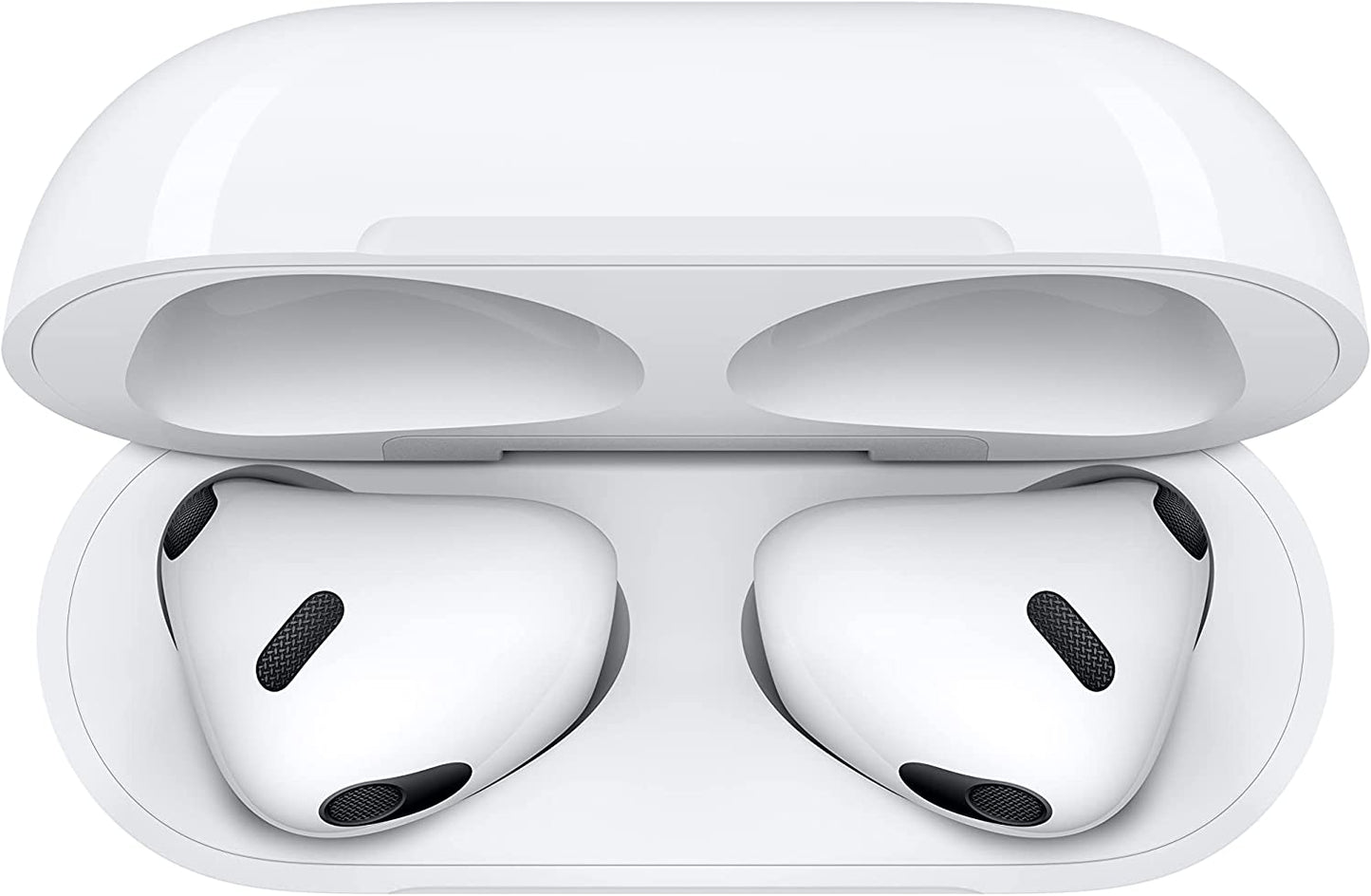 Airpods (3Rd Generation) Wireless Ear Buds, Bluetooth Headphones, Personalized Spatial Audio, Sweat and Water Resistant, Lightning Charging Case Included, up to 30 Hours of Battery Life