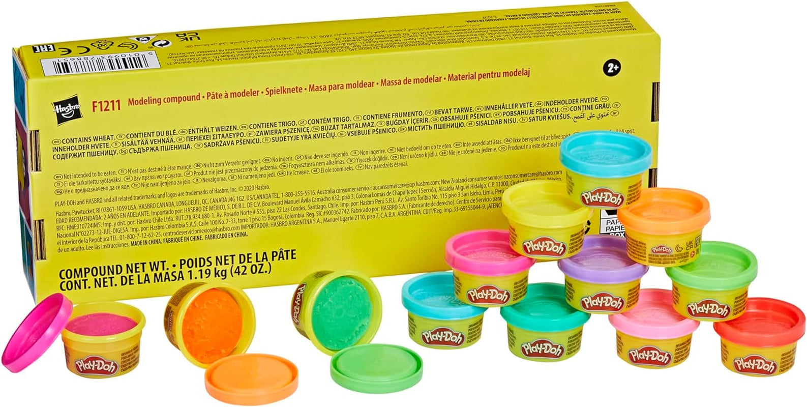 Bulk Handout 42 Pack of 1-Ounce Modeling Compound, Party Favors, Ages 2 and up (Amazon Exclusive)