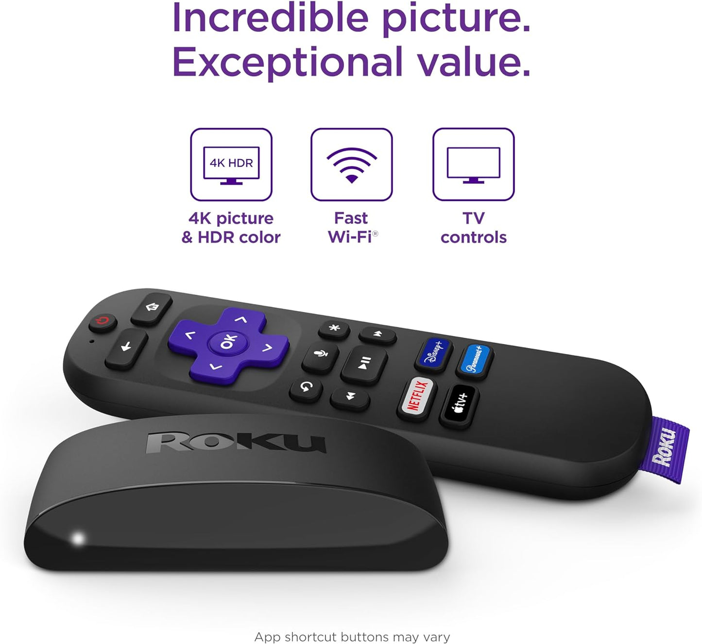 Express 4K+ |  Streaming Device 4K/HDR,  Voice Remote, Free & Live TV